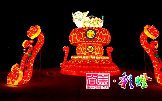 2019年湖北宜昌首屆迎春燈會(huì)施工現(xiàn)場(chǎng)